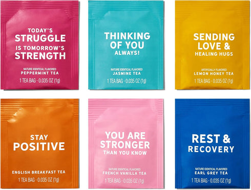 Sending Positive Vibes Get well Tea Gift Set